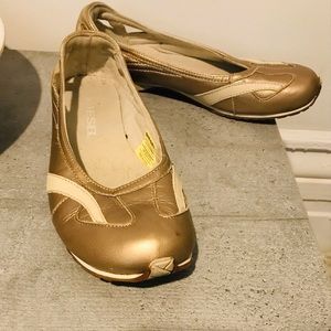 Diesel leather flats